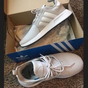 White/light grey adidas